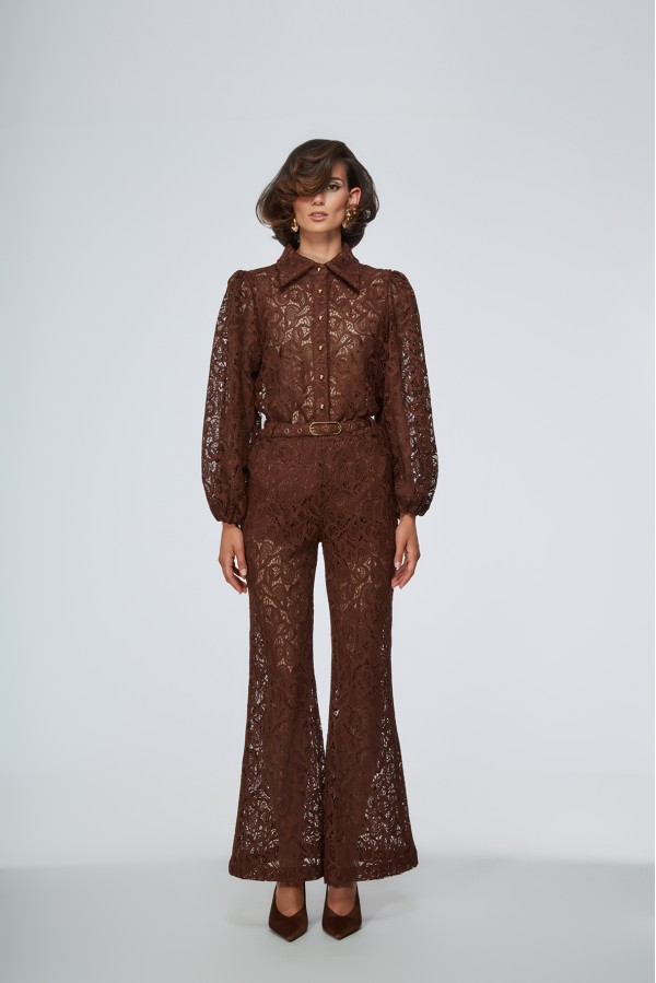 DUNBAR PANTALONE TABACCO