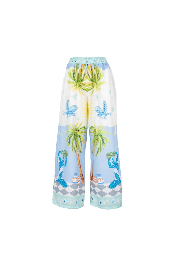 FREEPORT PANTALONE CELESTE BERDE ACQUA