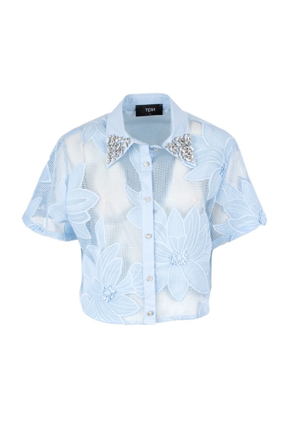 FREER CAMICIA CELESTE