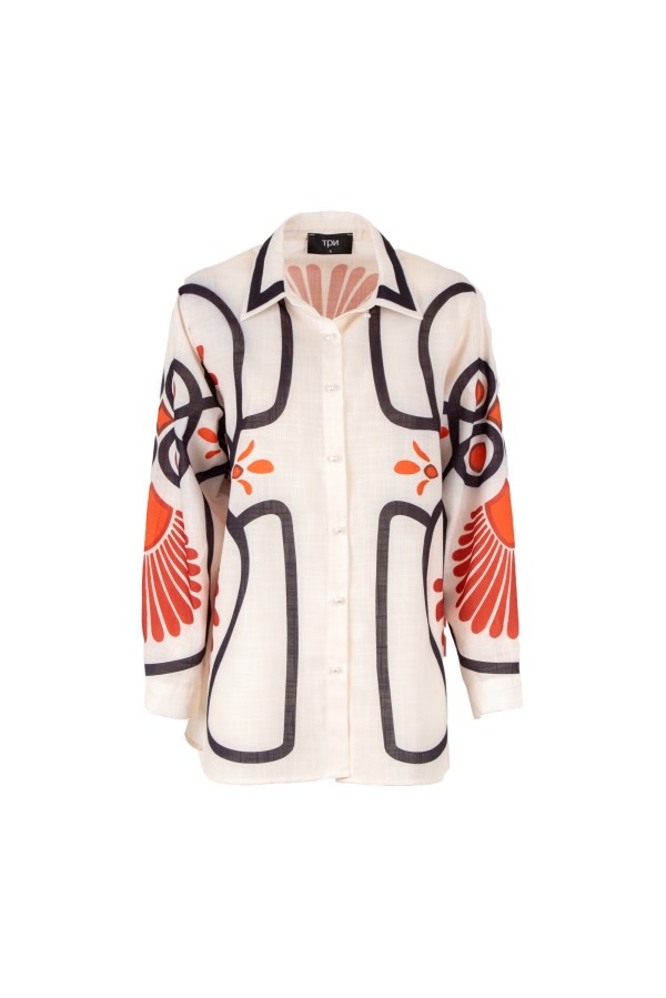 HINTON CAMICIA BURRO ROSSO