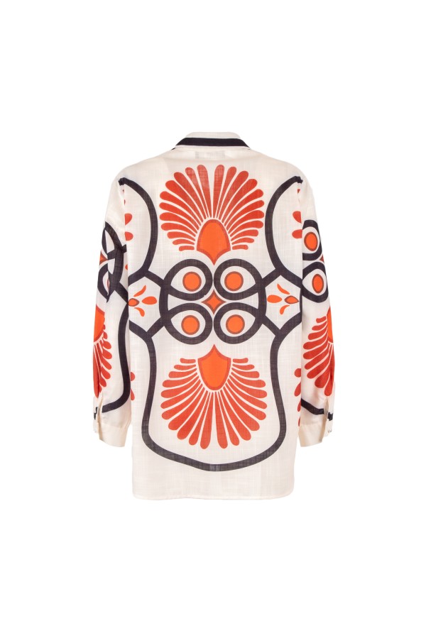 HINTON CAMICIA BURRO ROSSO