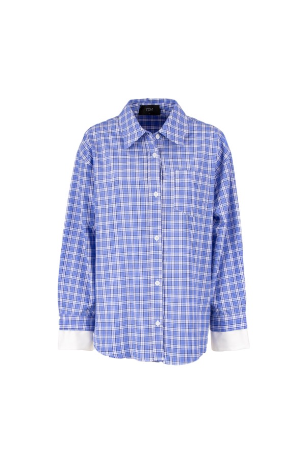 HOWE CAMICIA CELESTE