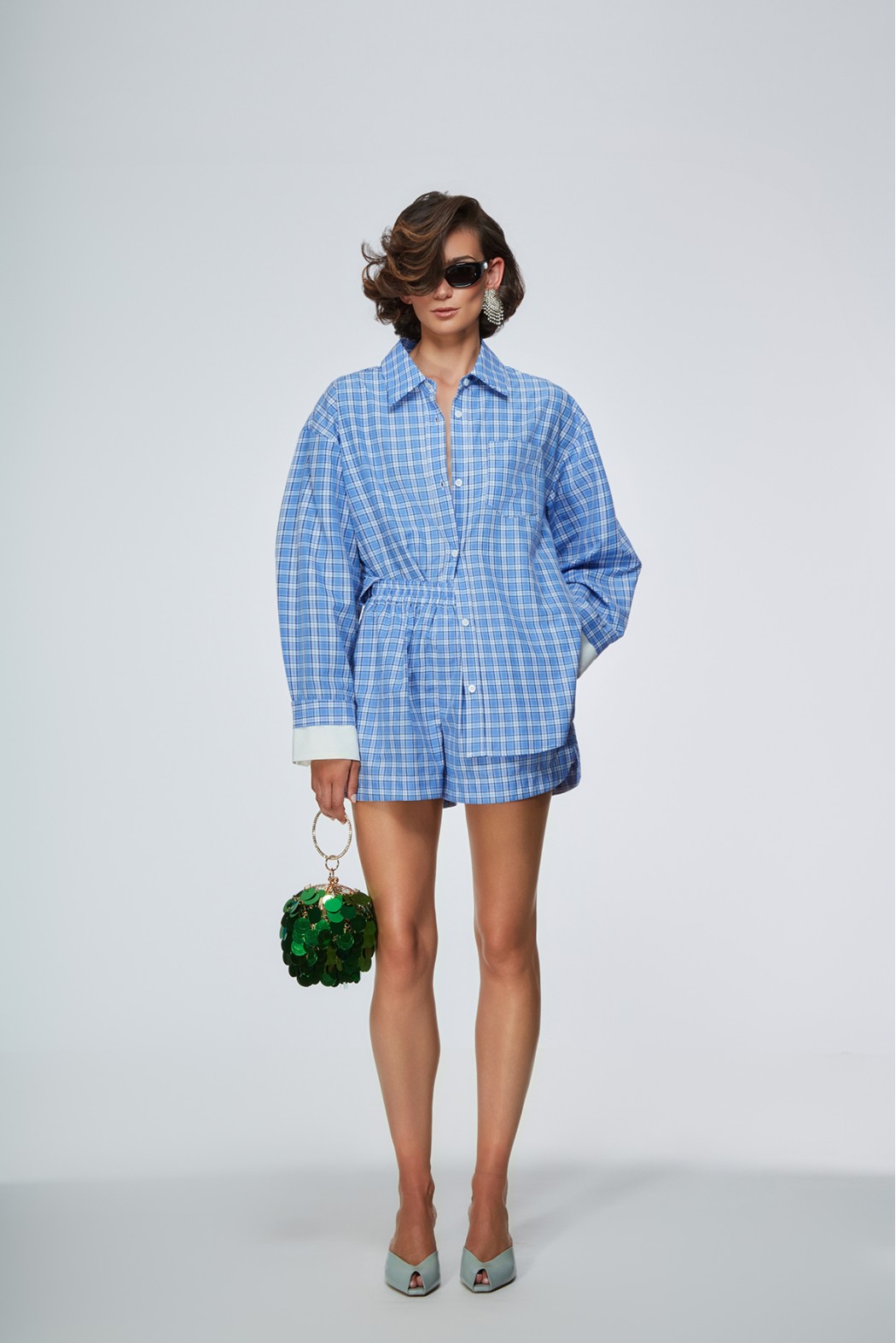 HOWE CAMICIA CELESTE