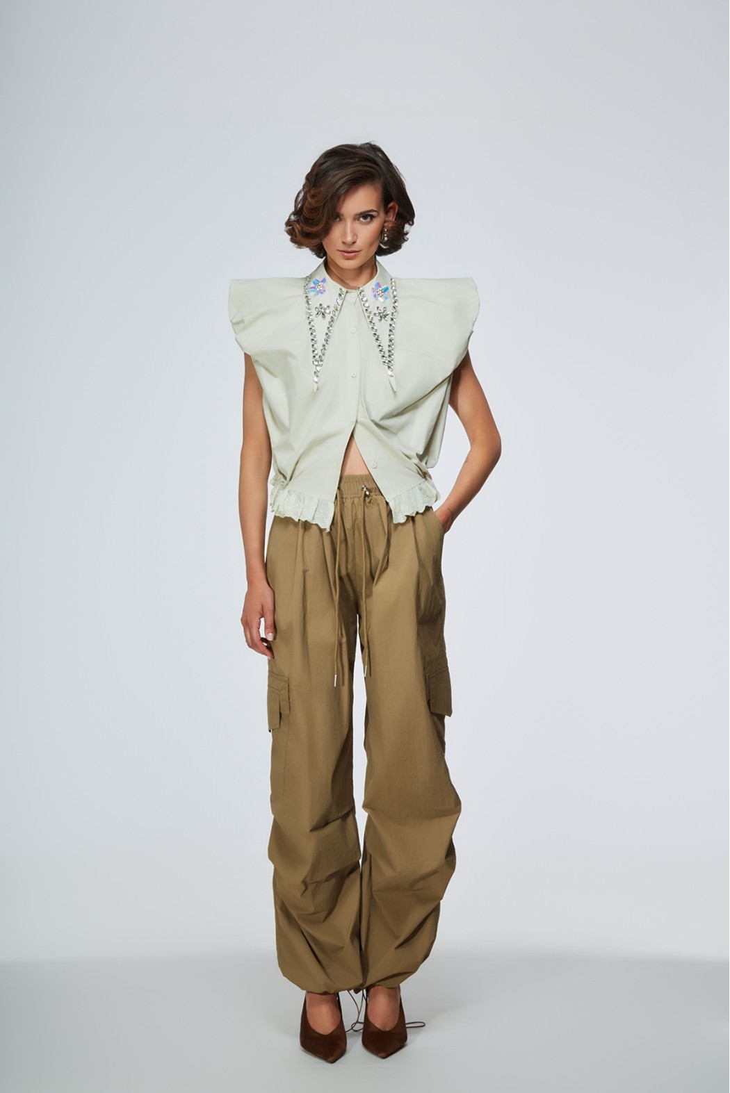 SHELBY PANTALONE BISCOTTO