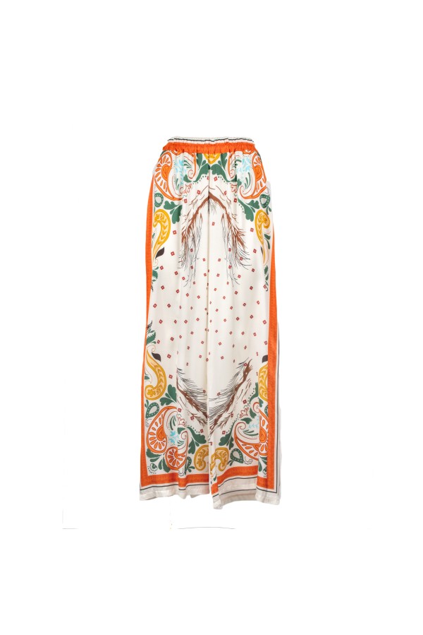 TENBY PANTALONE BIANCO ARANCIO