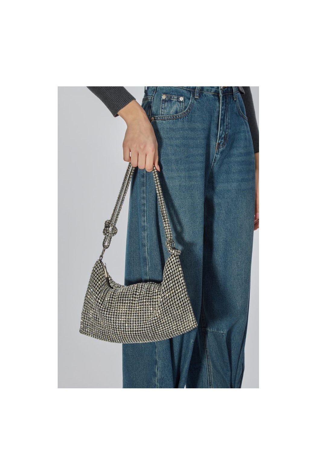 ADDISON BORSA ARGENTO