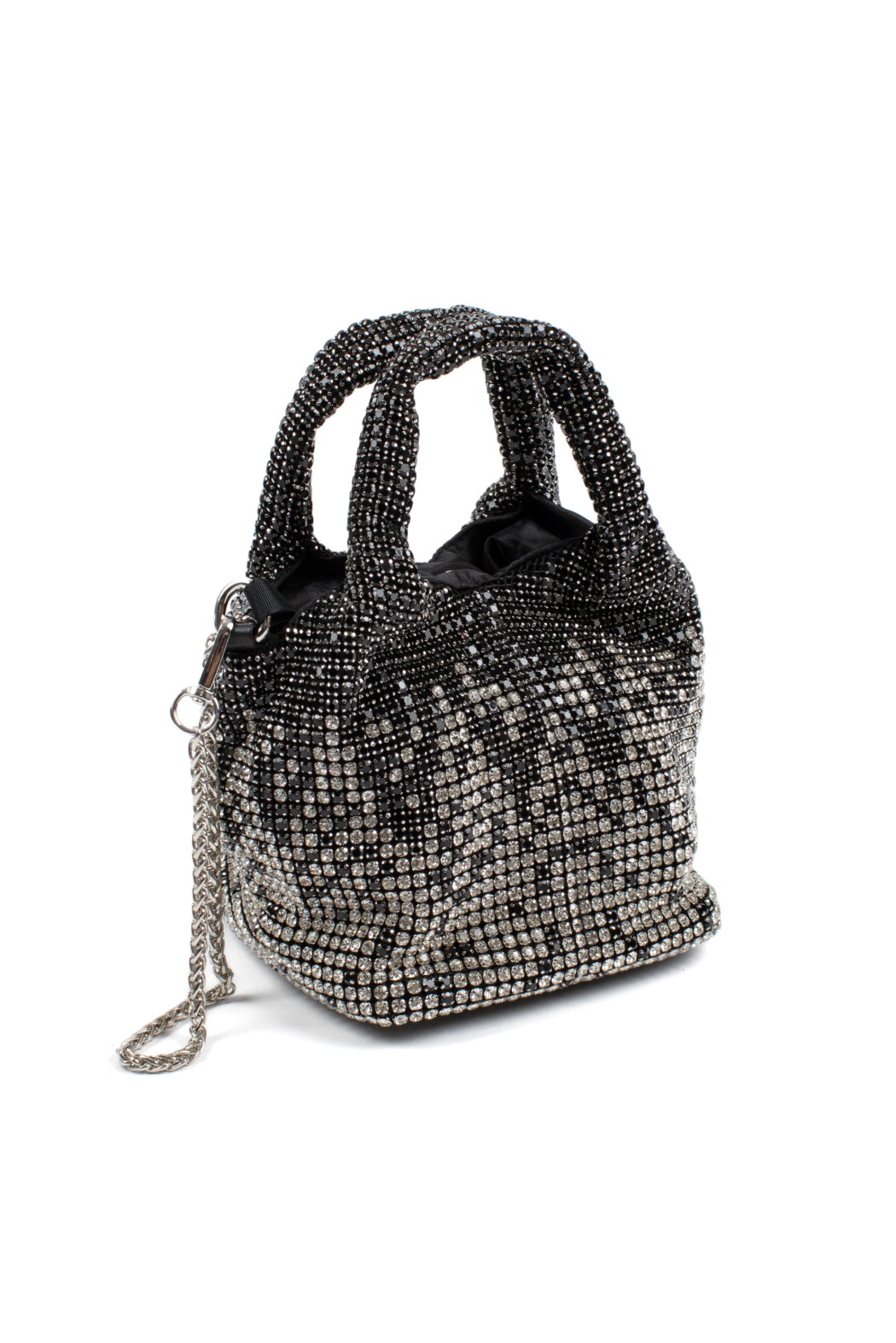 CLAWSON BORSA NERO-ARGENTO