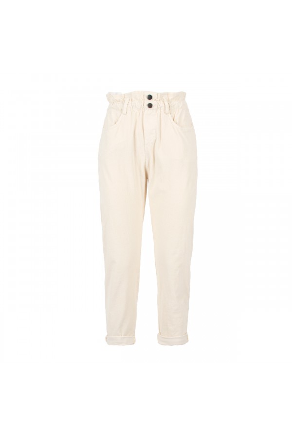 ALBERTA   242W2H1L PANTALONI Bianco