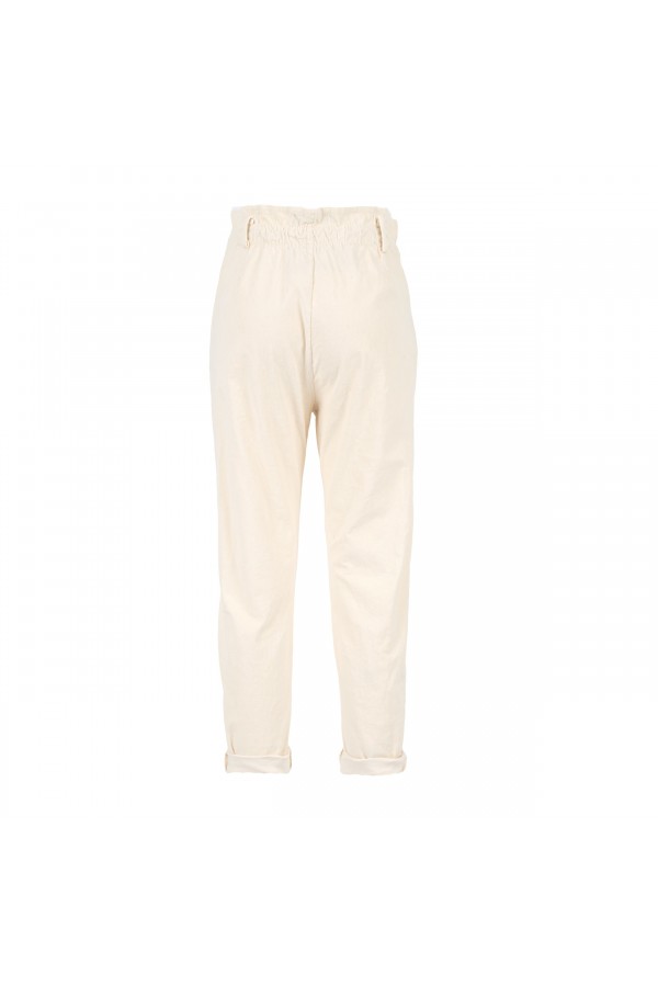 ALBERTA   242W2H1L PANTALONI Bianco