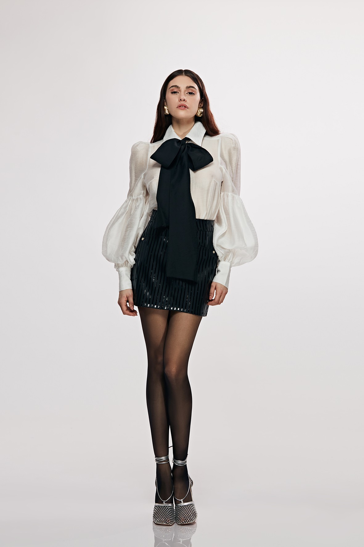 BISMARCK 252W3U8 CAMICIE e BLUSE BIANCO NERO
