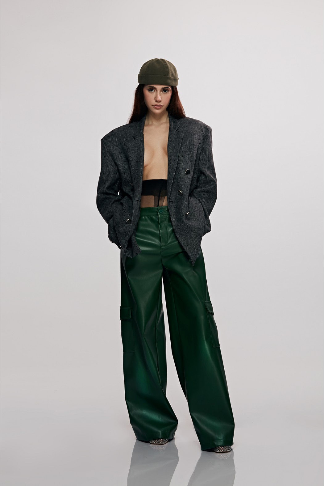 MIDWAY     242W3F2 PANTALONI VERDE