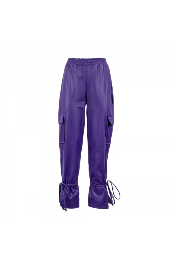 NORMAN     242W3F8 PANTALONI VIOLA