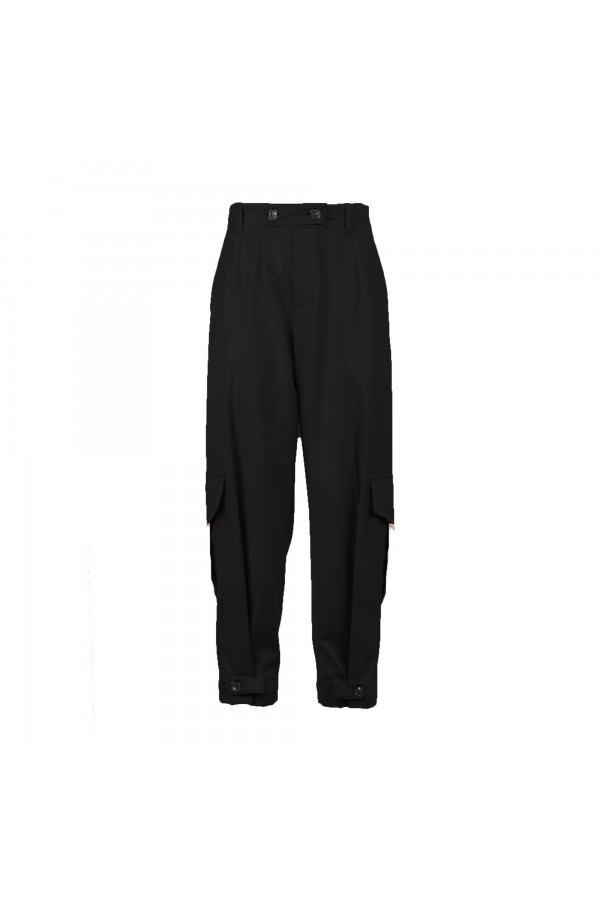 BIELLA    242W2D6L PANTALONI Nero