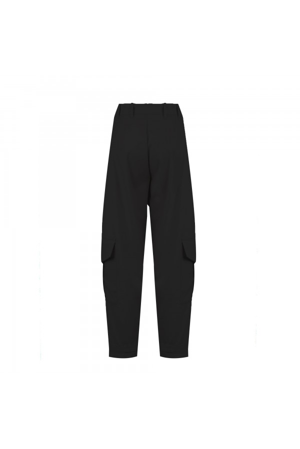 BIELLA    242W2D6L PANTALONI Nero