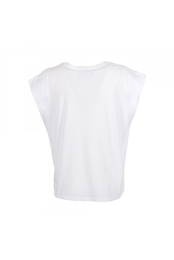 CHAMPAGNE  002S4D7 T-SHIRT BIANCO