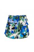 ERNESTINE  092S421 SHORTS FIORE MAXI BLU 1975