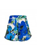 ERNESTINE  092S421 SHORTS FIORE MAXI BLU 1975