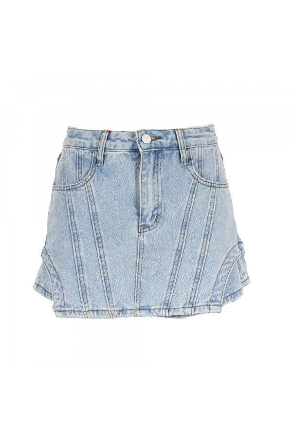 FRANKLIN   092S4C9 SHORTS DENIM