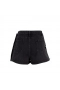 ROLLESTON  092S4Y6 SHORTS DENIM NERO