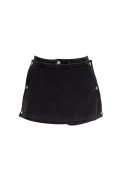 ROLLESTON  092S4Y6 SHORTS DENIM NERO