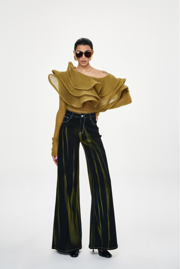 DEARY      102W58Y JEANS VERDE ACIDO