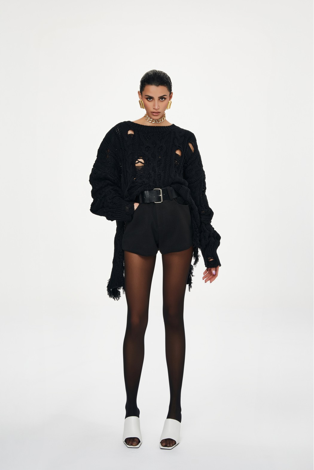 DENISON    092W5D6 SHORTS NERO