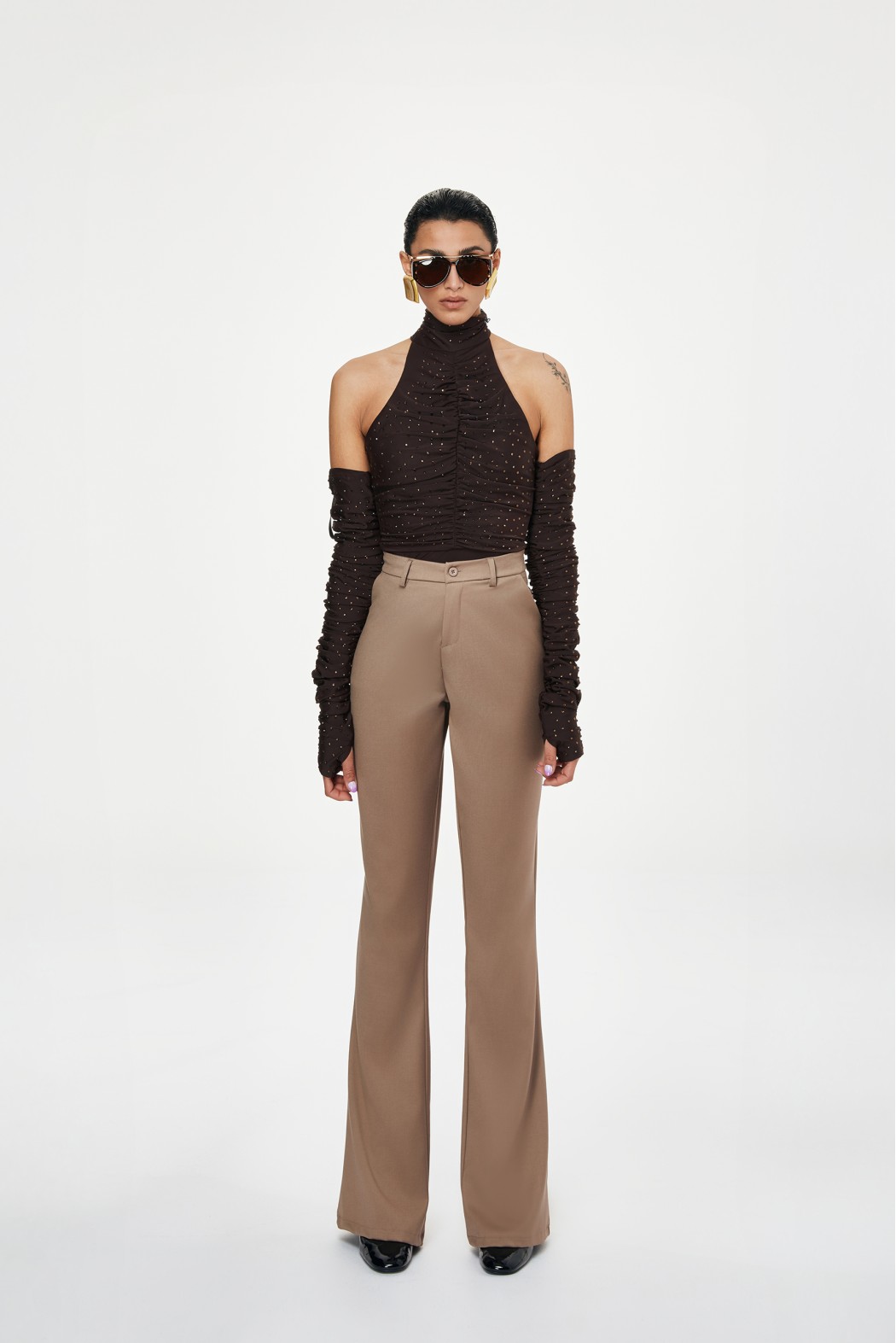 HASKELL    242W57Y PANTALONI TORTORA