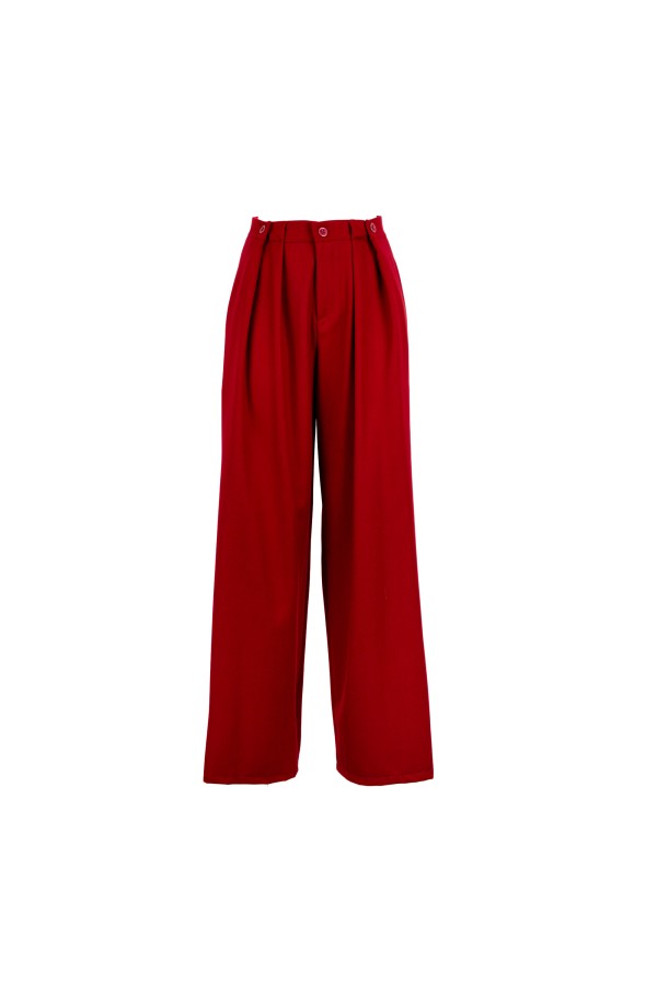 HILLARYS   242W5A7 PANTALONI BORDEAUX