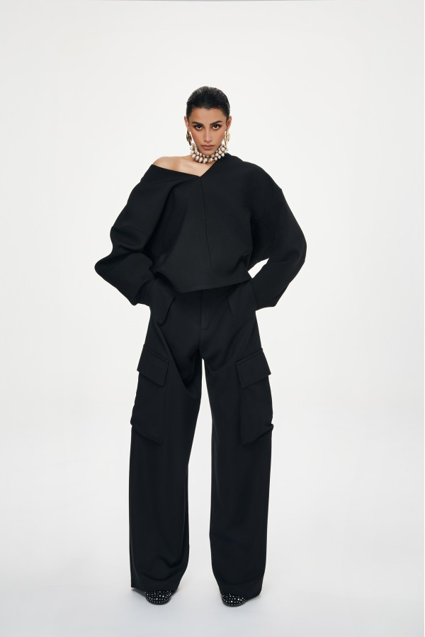 SEBRING    572W5D6 CAMICIE e BLUSE NERO