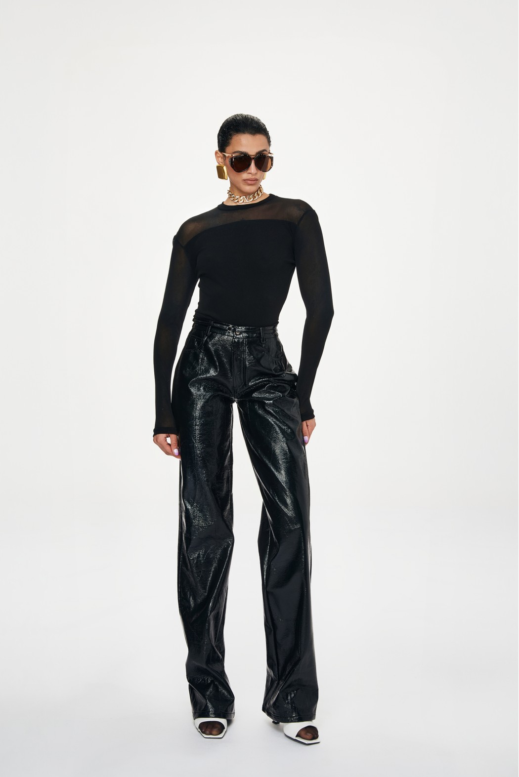 SMITHERS   242W5D6 PANTALONI NERO