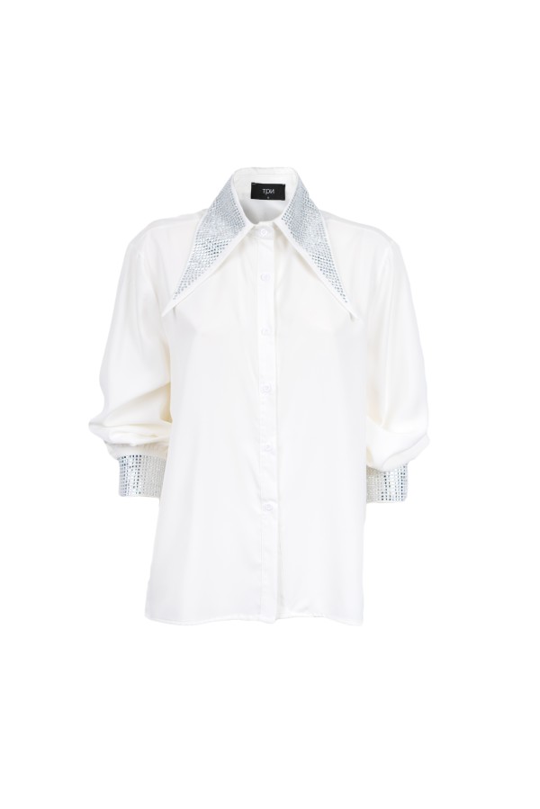 YALARDY    252W5D7 CAMICIE e BLUSE BIANCO