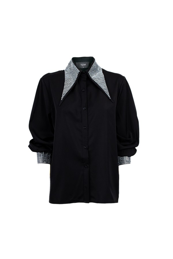 YALARDY    252W5D6 CAMICIE e BLUSE NERO